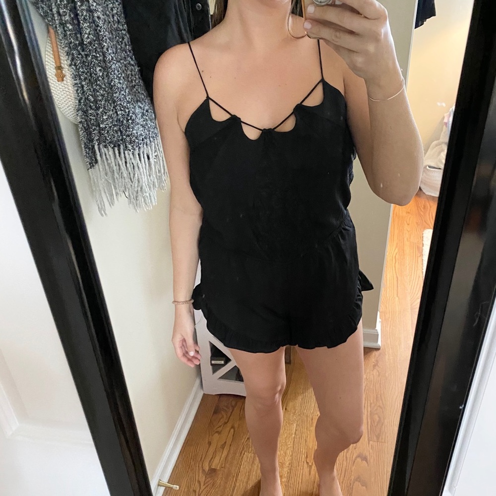 Black Lulus Romper